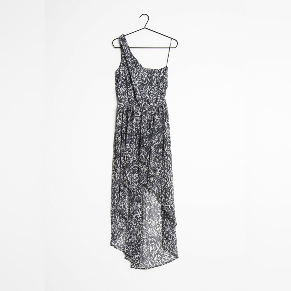MANGO maxi dress animal print